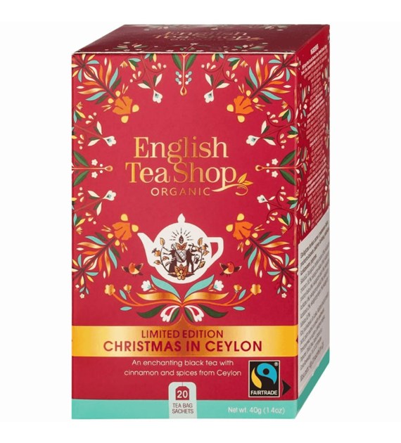 English Tea Shop, Herbata Christmas in Ceylon, 20 saszetek