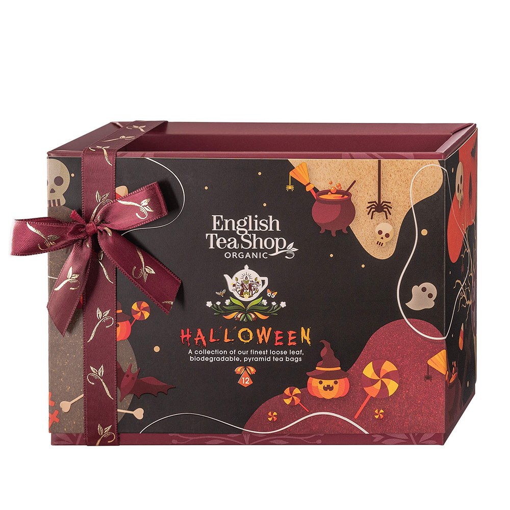 English Tea Shop, Zestaw Halloween z herbatami, 12 saszetek