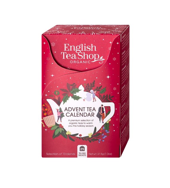 English Tea Shop, Czerwony kalendarz adwentowy, Advent Calendar, 25 saszetek