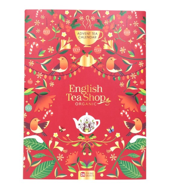 English Tea Shop, Kalendarz Adwentowy, Book Style, 24 saszetki w 24 różnych smakach