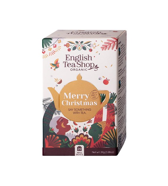 English Tea Shop, BIO Herbata Merry Christmas Say Something, możliwość wpisania dedykacji, 20 saszetek