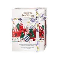 English Tea Shop, BIO, Zestaw herbat idealny na prezent, Holiday New White Prism, 4 smaki, 12 piramidek