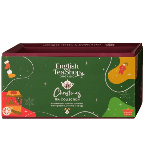 English Tea Shop, Herbata BIO, Green Wonders, zestaw 6 piramidek w 6 różnych smakach