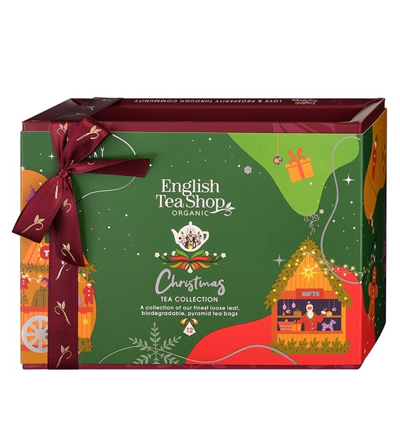 English Tea Shop, Zestaw BIO herbat idealny na prezent, Green Wonders, 6 smaków, 12 piramidek