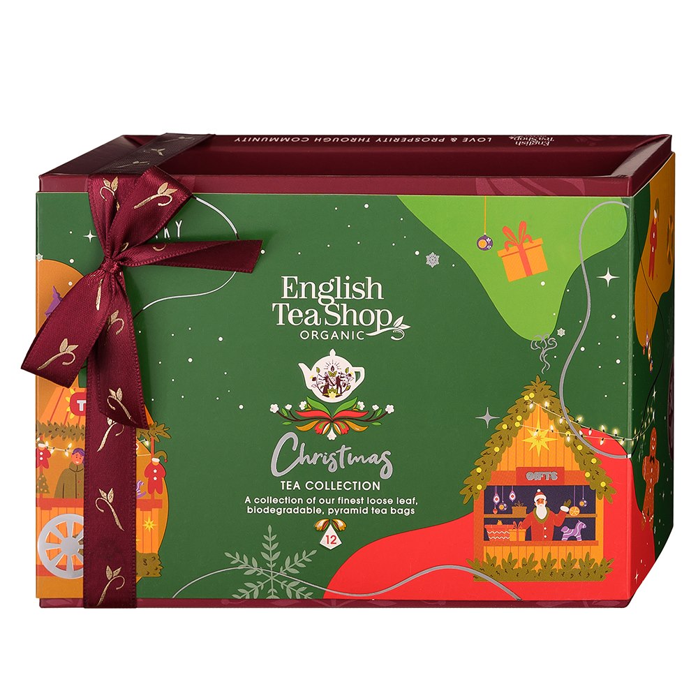 English Tea Shop, Zestaw BIO herbat idealny na prezent, Green Wonders, 6 smaków, 12 piramidek