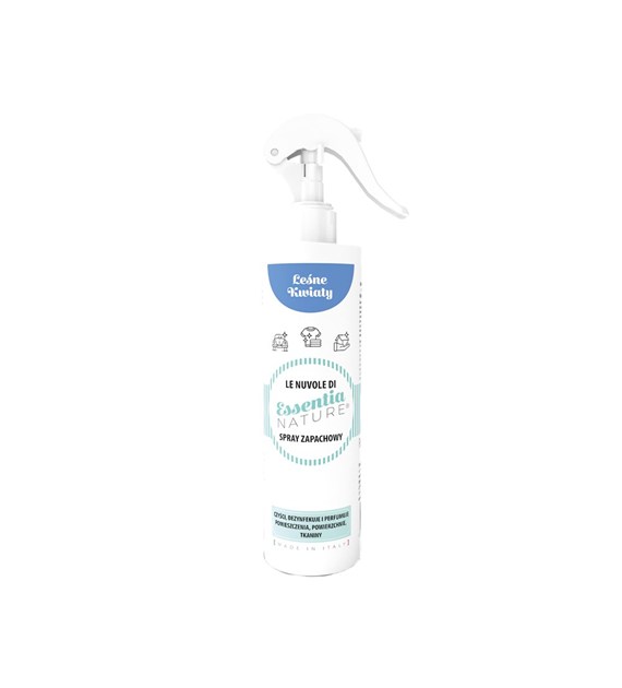 Essentia Nature, Odświeżacz w sprayu do tkanin i wnętrz, Leśne Kwiaty, 250 ml