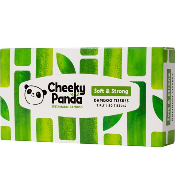 Cheeky Panda, Chusteczki kosmetyczne uniwersalne, 80 szt