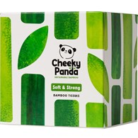 Cheeky Panda, Chusteczki kosmetyczne uniwersalne, pudełko kostka 56 szt.