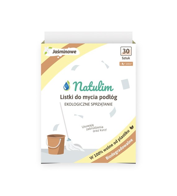 Natulim, Uniwersalny środek do mycia podłóg w listkach, 30 sztuk