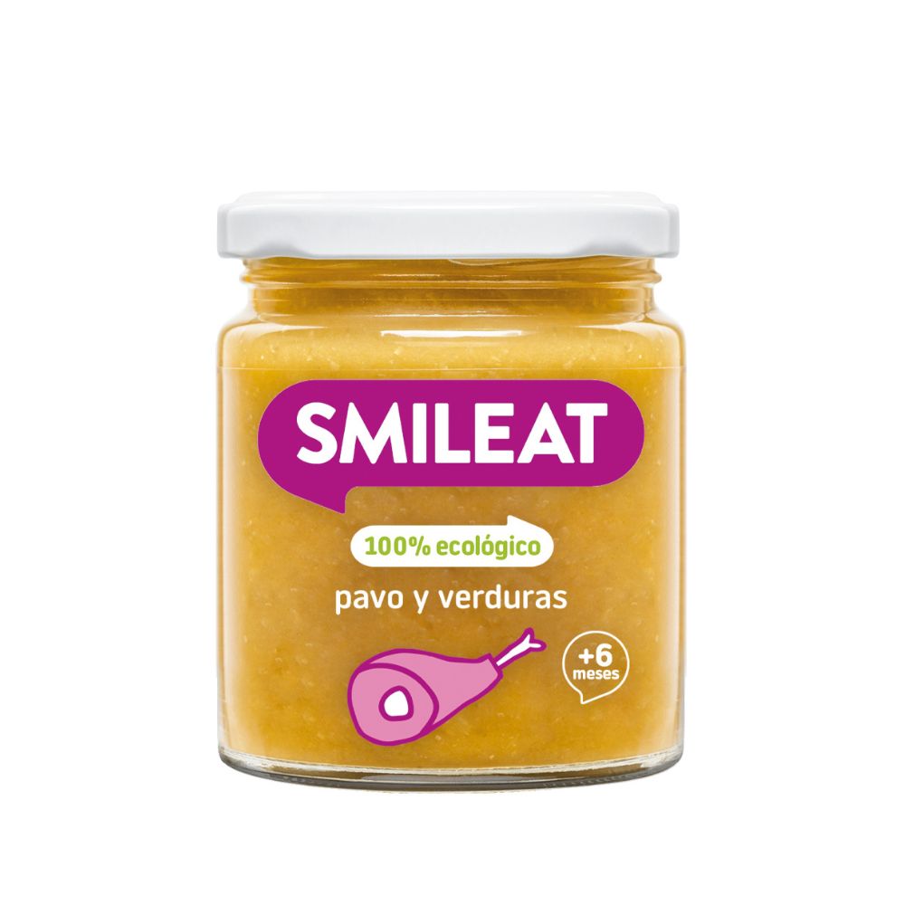 Smileat, BIO Słoiczek z indykiem i warzywami 6m+, 230 g