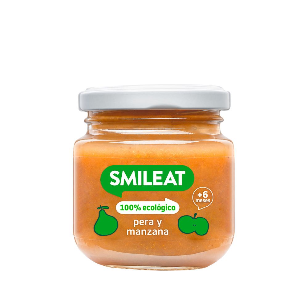 Smileat, BIO Deser z gruszkami i jabłkami 6m+, 130g