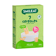 Smileat, BIO Kaszka dla niemowląt 7 zbóż 6m+, 200g