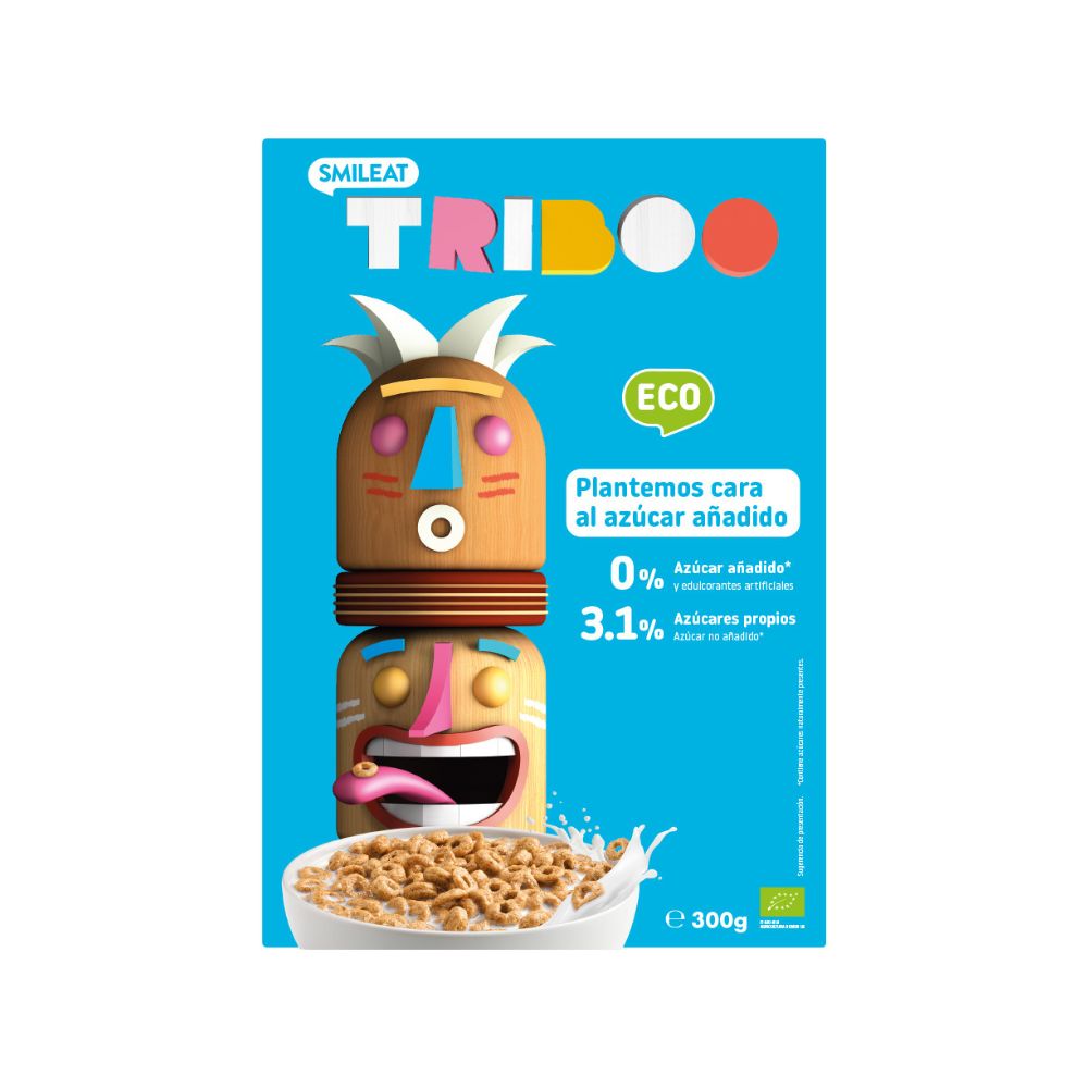 Smileat Triboo, BIO Płatki Śniadaniowe, 300g