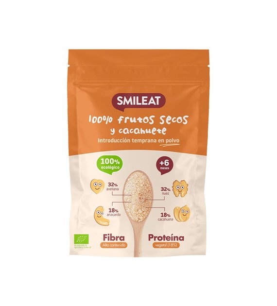 Smileat, BIO Mieszanka orzechów i orzeszków ziemnych, 6m+, 200 g