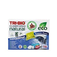 TRI-BIO, Naturalne kapsułki do prania, 14 sztuk