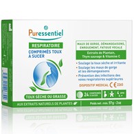 Puressentiel, Oddychanie, Tabletki do ssania na kaszel i gardło, 24 szt.