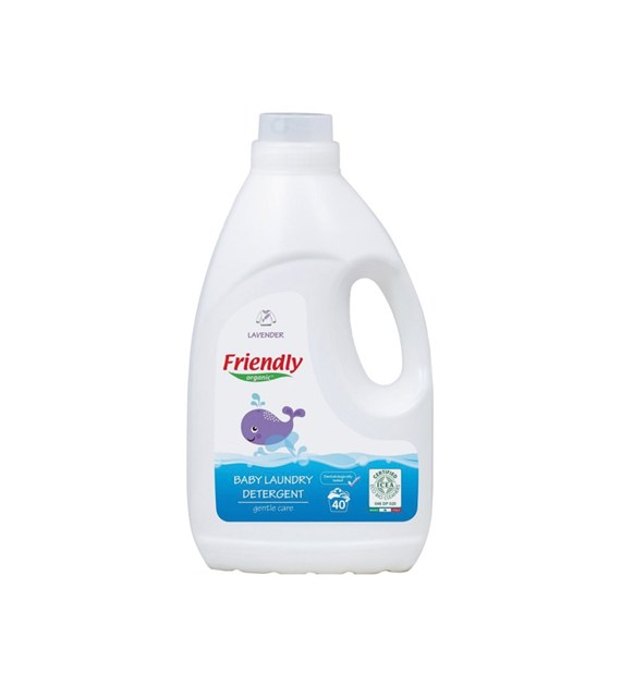 Friendly Organic, Lawendowy płyn do prania ubranek dziecięcych, 2 L