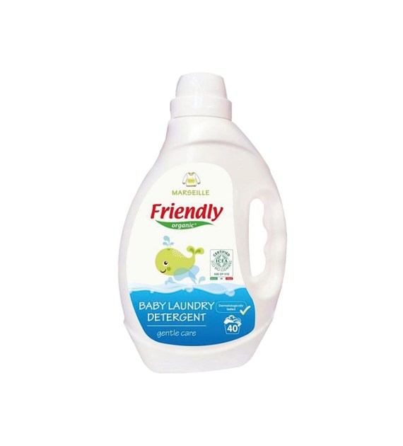 Friendly Organic, Mydło marsylskie, Płyn do prania ubranek dziecięcych, 2 L