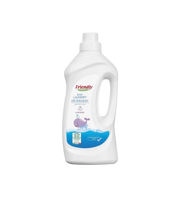 Friendly Organic, Lawendowy płyn do prania ubranek dziecięcych, 1 L
