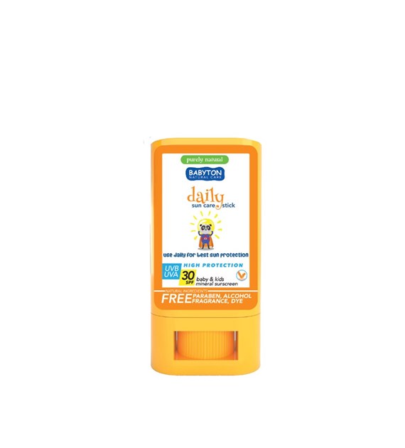 Babyton, Daily Sun Care, Krem z filtrem w sztyfcie, SPF 30, bezpieczny od narodzin, 20 g