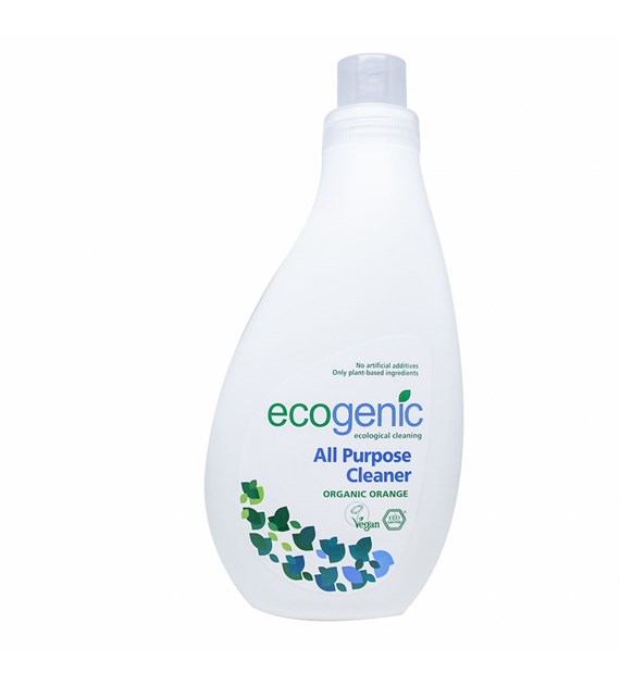 Ecogenic, Uniwersalny płyn do czyszczenia różnych powierzchni, Pomarańcza, 1000 ml