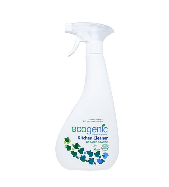 Ecogenic, Spray do czyszczenia powierzchni kuchennych, Pomarańcza, 500 ml