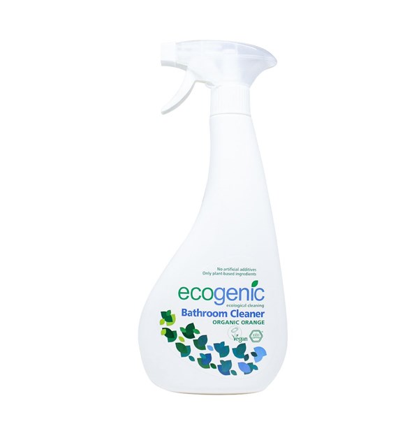 Ecogenic, Spray do czyszczenia powierzchni łazienkowych, Pomarańcza, 500 ml