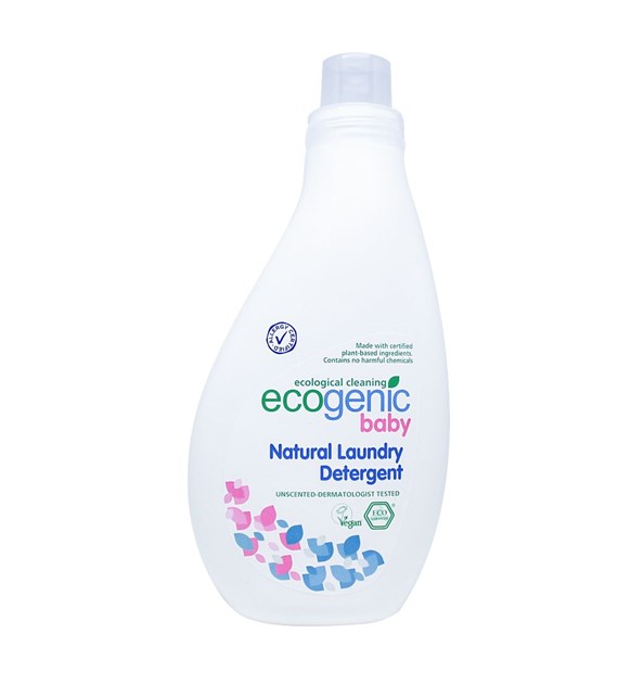 Ecogenic Baby, Hipoalergiczny płyn do prania ubranek dziecięcych, bezzapachowy, 1000 ml