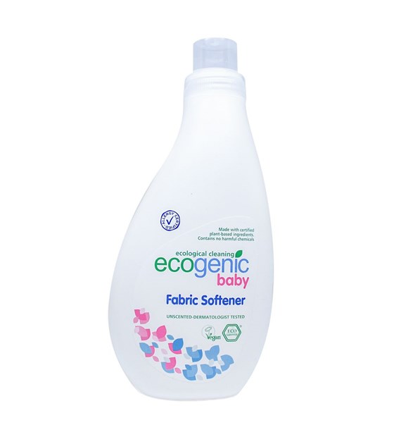 Ecogenic Baby, Hipoalergiczny płyn do zmiękczania ubranek dziecięcych, bezzapachowy, 1000 ml