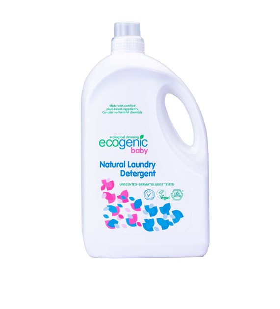 Ecogenic Baby, Hipoalergiczny płyn do prania ubranek dziecięcych, bezzapachowy,  2750 ml