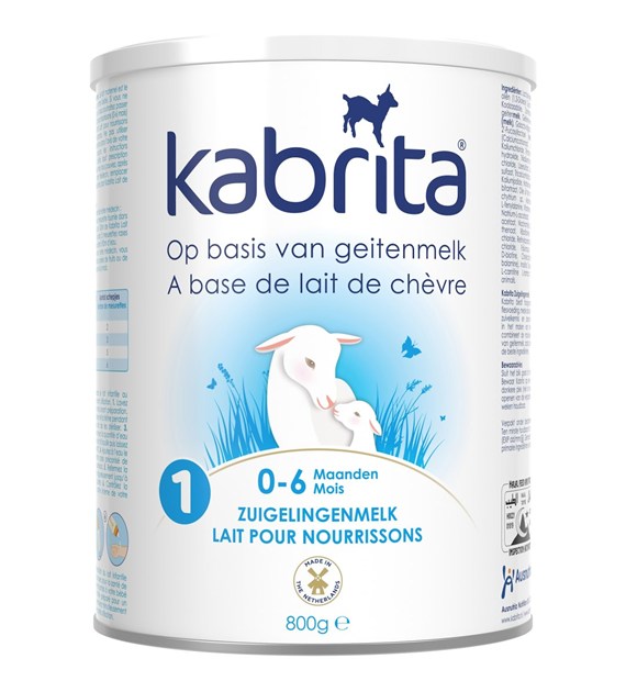 Kabrita 1, Mleko Początkowe z HMO na bazie mleka koziego, 0 – 6 miesięcy, 800 g