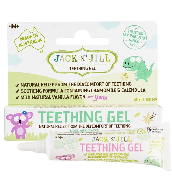 Jack N' Jill, Naturalny żel na ząbkowanie dla dzieci, 15 g