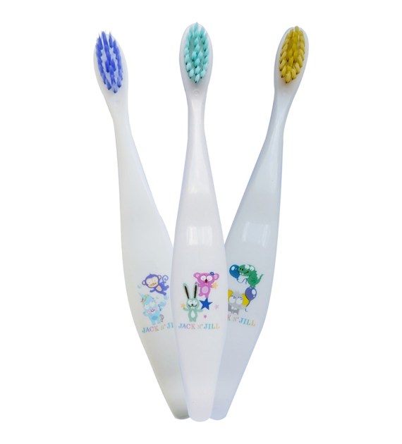 Jack N' Jill, Szczoteczka do zębów dla dzieci, 12m+, Trzy losowe warianty