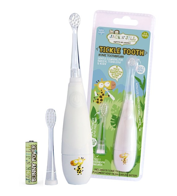 Jack N' Jill, Tickle Tooth, Soniczna szczoteczka dla dzieci, 0-6 lat