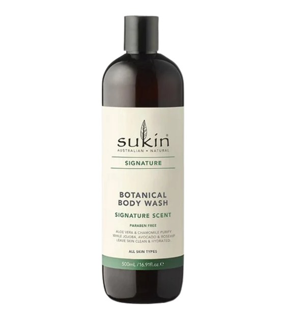 Sukin, SIGNATURE, Roślinny żel pod prysznic, 500 ml