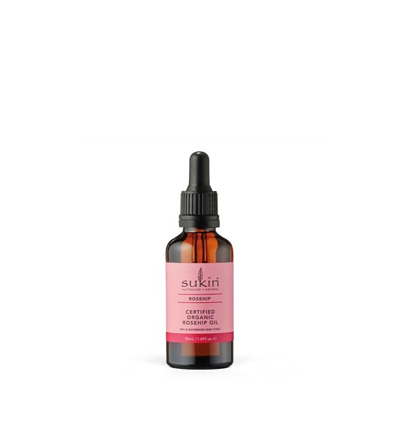 Sukin, ROSEHIP, Certyfikowany naturalny olej z dzikiej róży chilijskiej, 50 ml