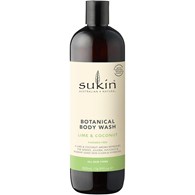 Sukin, Orzeźwiający żel pod prysznic, Lime and Coconut, 500 ml