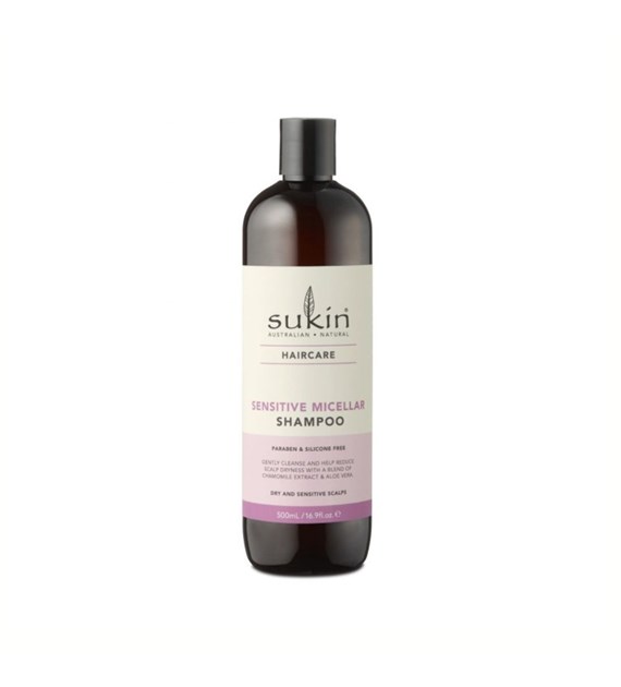 Sukin, SENSITIVE, Szampon micelarny do włosów wrażliwych, 500 ml