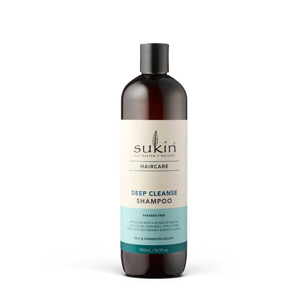 SUKIN, DEEP CLEANSE Szampon głęboko oczyszczający włosy, 500 ml